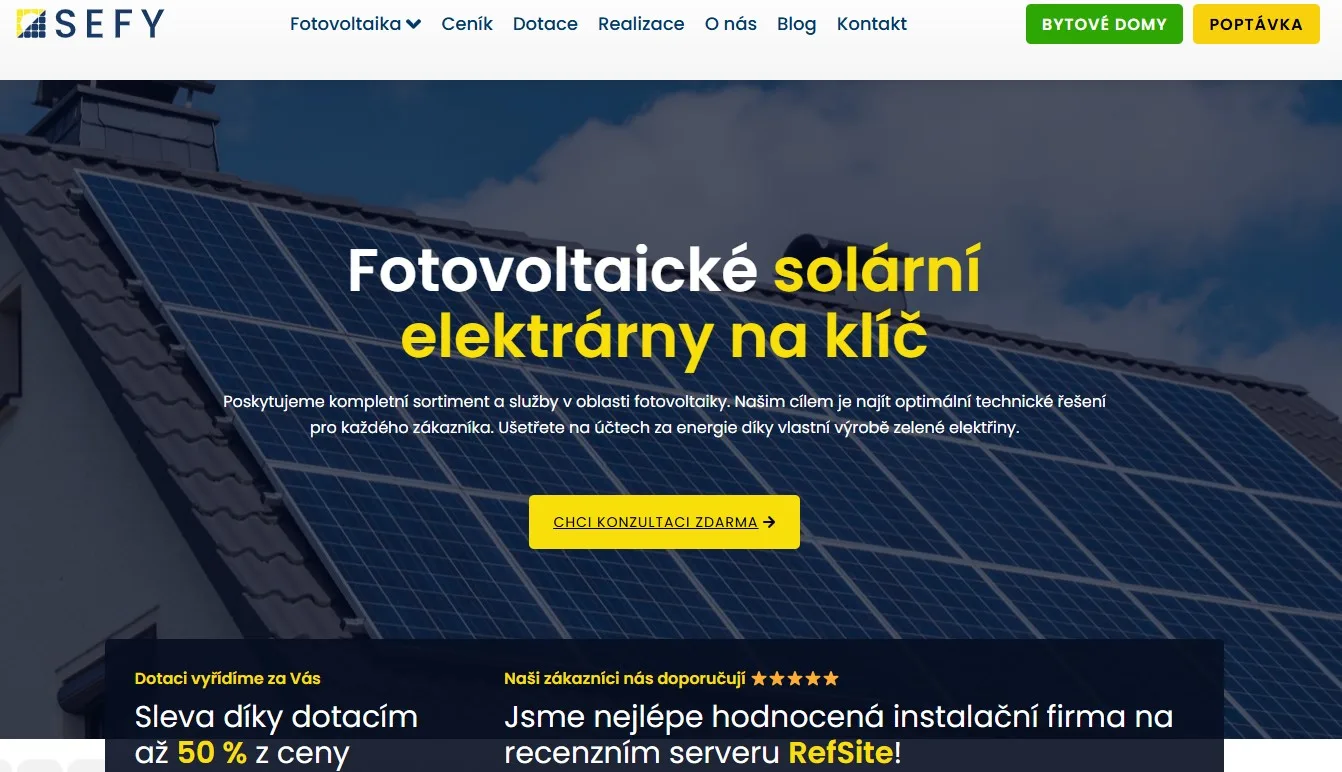 Jak vybrat fotovoltaiku pro rodinný dům logo